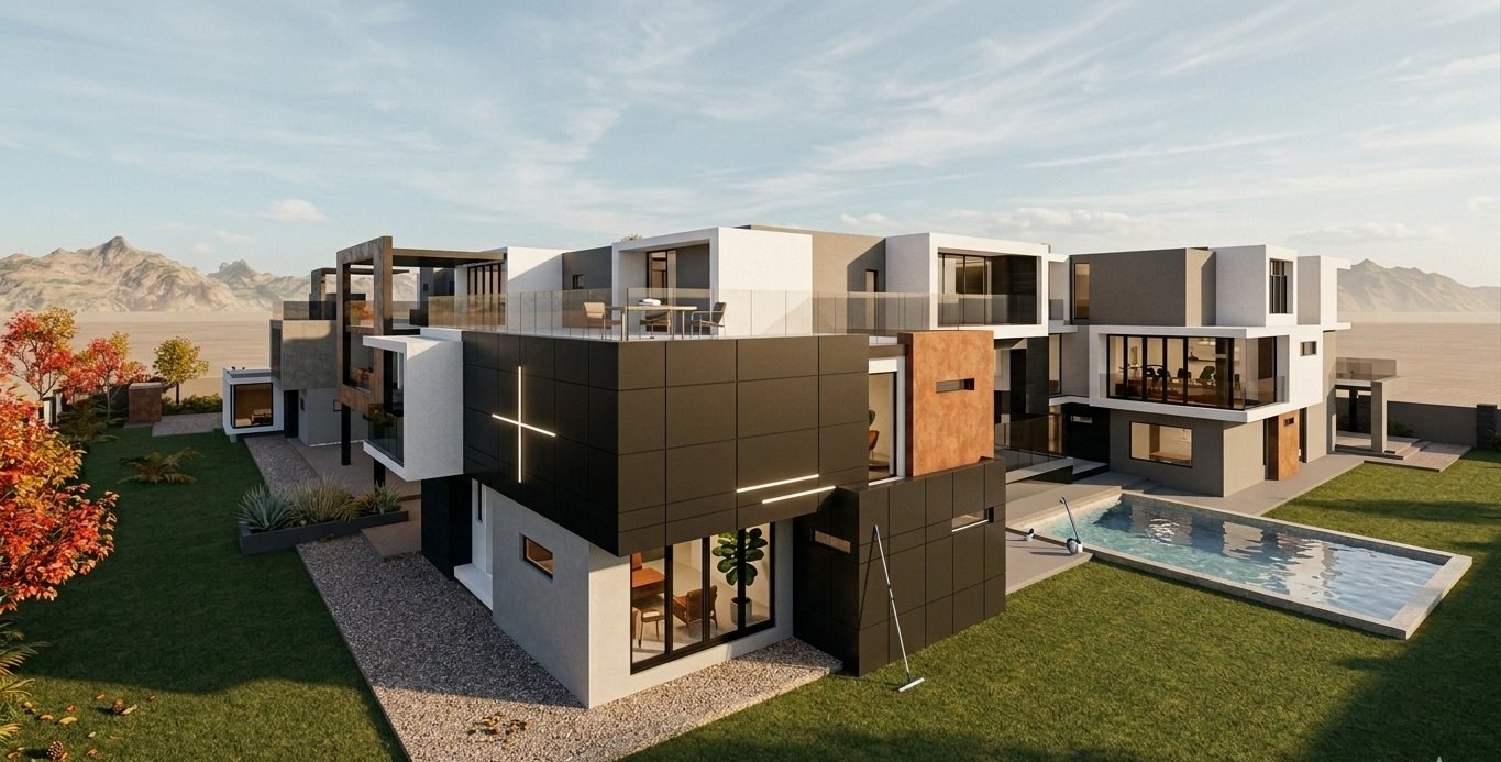 KNE Residence — full estate view